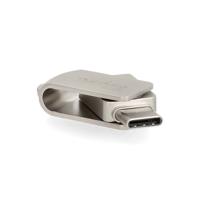 Nedis Flash Drive | 64 GB | USB-A / USB-C™ | Leessnelheid: 90 MB/s | Schrijfsnelheid: 20 MB/s - FDRIUC364SI Nedis Flash Drive | 64 GB | USB-A / USB-C™ | Leessnelheid: 90 MB/s | Schrijfsnelheid: 20 MB/s - FDRIUC364SI