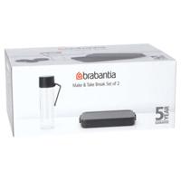 Brabantia breakset make & take 2-delig dark grey