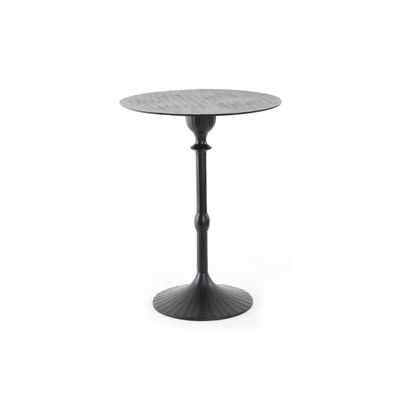 Light & Living Bijzettafel 'Janna' Ø40cm, kleur Mat Zwart