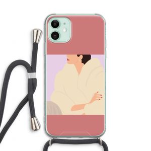 Cosy: iPhone 11 Transparant Hoesje met koord