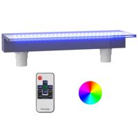 vidaXL Watervaloverlaat met RGB LED's 60 cm acryl - thumbnail