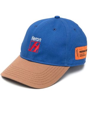 Heron Preston casquette à patch logo - Bleu