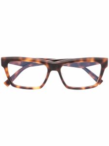 Saint Laurent Eyewear lunettes de vue à monture d'inspiration wayfarer - Marron