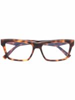 Saint Laurent Eyewear lunettes de vue à monture d'inspiration wayfarer - Marron - thumbnail