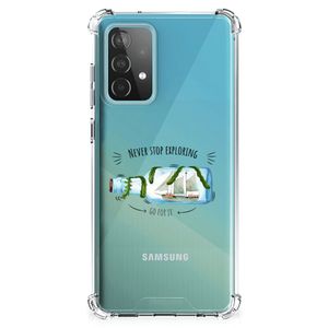 Samsung Galaxy A52 4G/5G Stevig Bumper Hoesje Boho Bottle