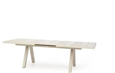 Trestino verstelbare dining tuintafel vesoul extension 265x103x76cm latte