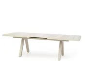 Trestino verstelbare dining tuintafel vesoul extension 265x103x76cm latte