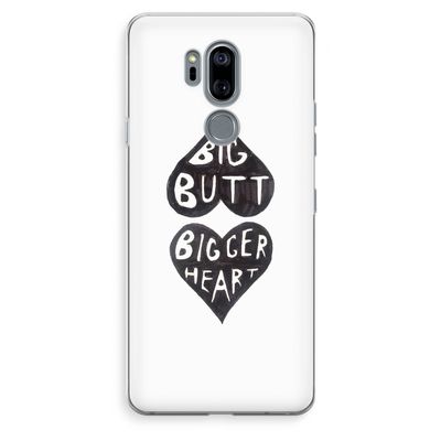Big butt bigger heart: LG G7 Thinq Transparant Hoesje