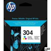 Originele inkt cartridge HP DESKJET 3720 - Nº304 Tricolor (60 Stuks)