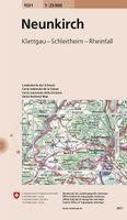 Wandelkaart - Topografische kaart 1031 Neunkirch | Swisstopo - thumbnail