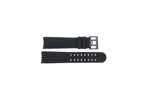 Horlogeband Hamilton H691.706.103 Rubber Zwart 22mm