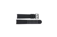 Horlogeband Hamilton H691.706.103 Rubber Zwart 22mm