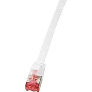 LogiLink CF2111S RJ45 Netwerkkabel, patchkabel CAT 6 U/FTP 20.00 m Wit Vergulde steekcontacten 1 stuk(s)