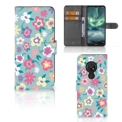 Nokia 7.2 | Nokia 6.2 Hoesje Flower Power Nokia 7.2 | Nokia 6.2 Hoesje Flower Power
