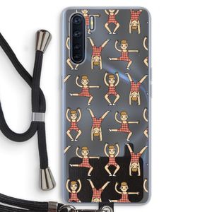 Gymboys: Oppo A91 Transparant Hoesje met koord