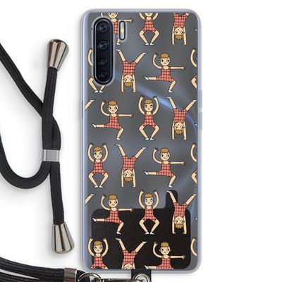 Gymboys: Oppo A91 Transparant Hoesje met koord