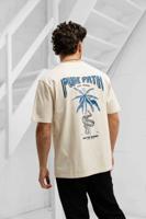 Pure Path Calle Havana T-Shirt Heren Beige - Maat M - Kleur: Beige | Soccerfanshop