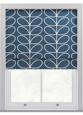 Orla Kiely - Vouwgordijnen - Jumbo Linear Stem Marine