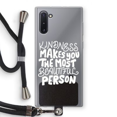 The prettiest: Samsung Galaxy Note 10 Transparant Hoesje met koord