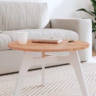 Tafelblad rond Ø60x1,5 cm massief beukenhout