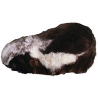 Bonte schapenvacht fietszadelhoes