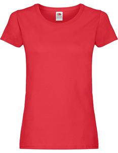 Fruit Of The Loom F111 Ladies´ Original T - Red - M