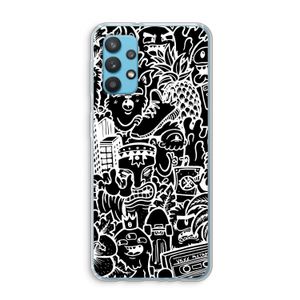 Vexx Black Mixtape: Samsung Galaxy A32 4G Transparant Hoesje