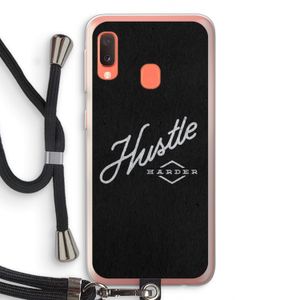 Hustle: Samsung Galaxy A20e Transparant Hoesje met koord