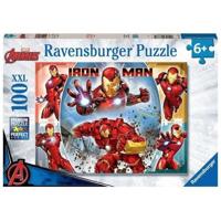Ravensburger - MARVEL HEROS - XXL-puzzel van 100 stukjes - De machtige Iron Man / Marvel Avengers - 4005556133772 - Vanaf 6 jaar