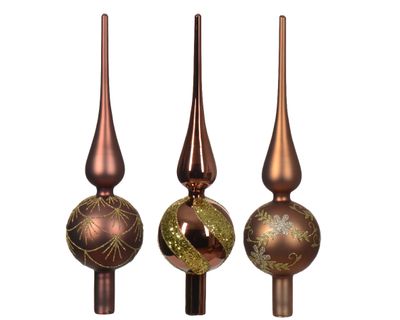 Piek glas d8l31 cm a3 V kerst Decoris - Decoris