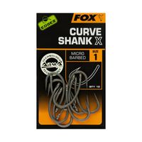 Fox Edges Curve Shank X 10st. Size 1 Fox Edges Curve Shank X 10st. Size 1