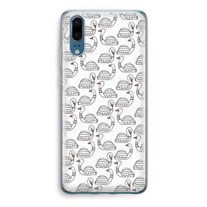 Zwanen: Huawei P20 Transparant Hoesje