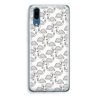 Zwanen: Huawei P20 Transparant Hoesje
