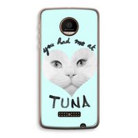 You had me at tuna: Motorola Moto Z Force Transparant Hoesje