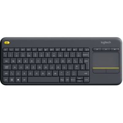 Logitech K400 Plus toetsenbord Draadloos Zwart Azerty Belgisch