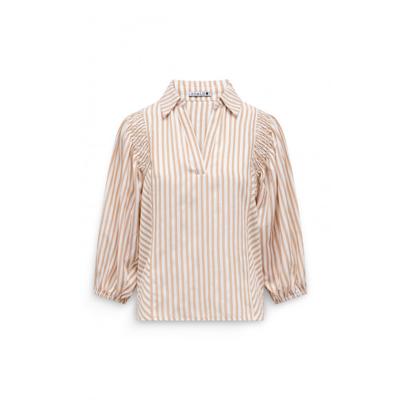 Label Dot - Beige | Dames | Blouse | Beige | 46 | regular | Kamst mode