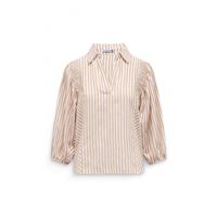 Label Dot - Beige | Dames | Blouse | Beige | 46 | regular | Kamst mode