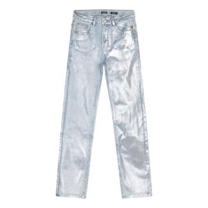 Indian Blue Jeans Meisjes jeans broek straight fit - Zilver grijs