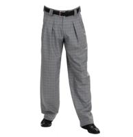 40&apos;s Boogie Swing Pants Checkered Black / White-48 (NL)/ 20 (UK)