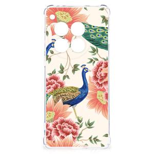 Case Anti-shock voor OnePlus 12 Pink Peacock