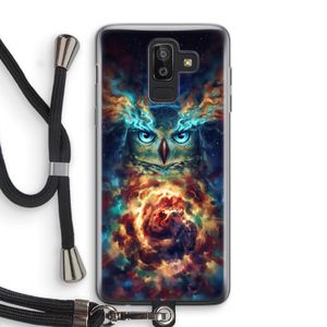 Aurowla: Samsung Galaxy J8 (2018) Transparant Hoesje met koord