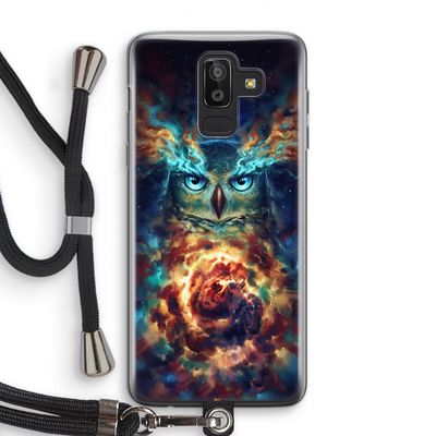 Aurowla: Samsung Galaxy J8 (2018) Transparant Hoesje met koord