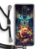 Aurowla: Samsung Galaxy J8 (2018) Transparant Hoesje met koord