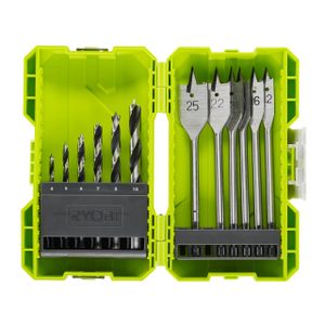 Ryobi RAK12SWD | 12-delig Boor Set Hout - 5132003302 - 5132003302