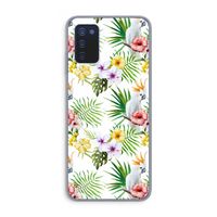 Gele kuif: Samsung Galaxy A03s Transparant Hoesje