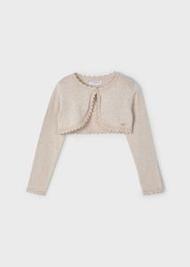 Mayoral Zomer bolero gebreid meisjes - beige