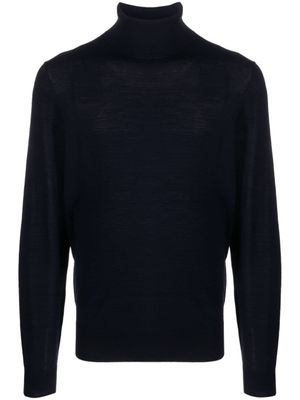 FURSAC pull en laine à col roulé - Bleu