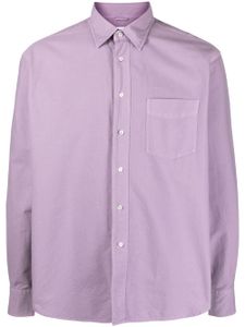 ASPESI chemise en coton à manches longues - Violet