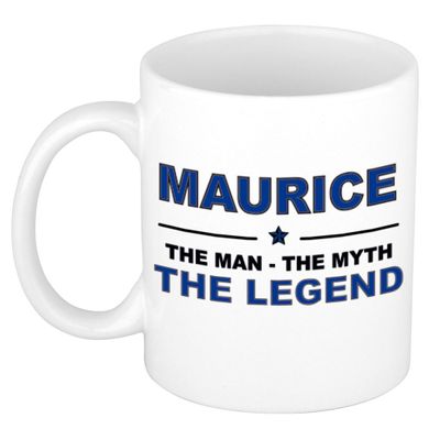 Maurice The man, The myth the legend collega kado mokken/bekers 300 ml