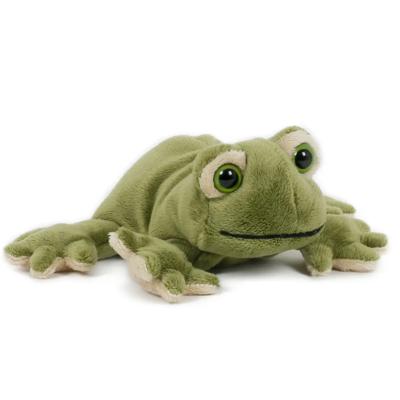Pluche groene knuffel kikker 13 cm Pluche groene knuffel kikker 13 cm